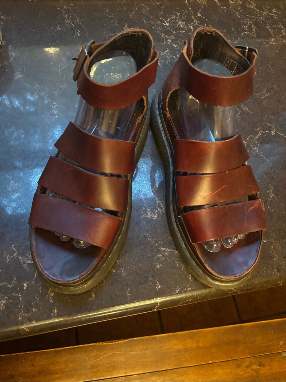 Dr. Martens Brown Leather Strappy Fisherman Sandals
